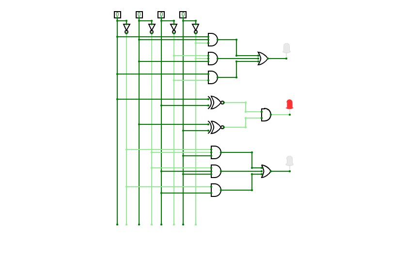 2 bit comparison circuit