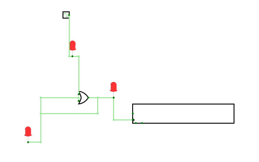 or gate with input loop